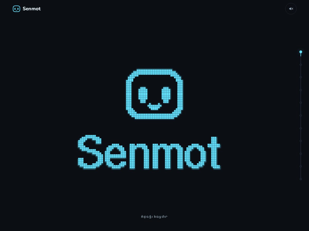 Landing-page snapshot of senmot.com