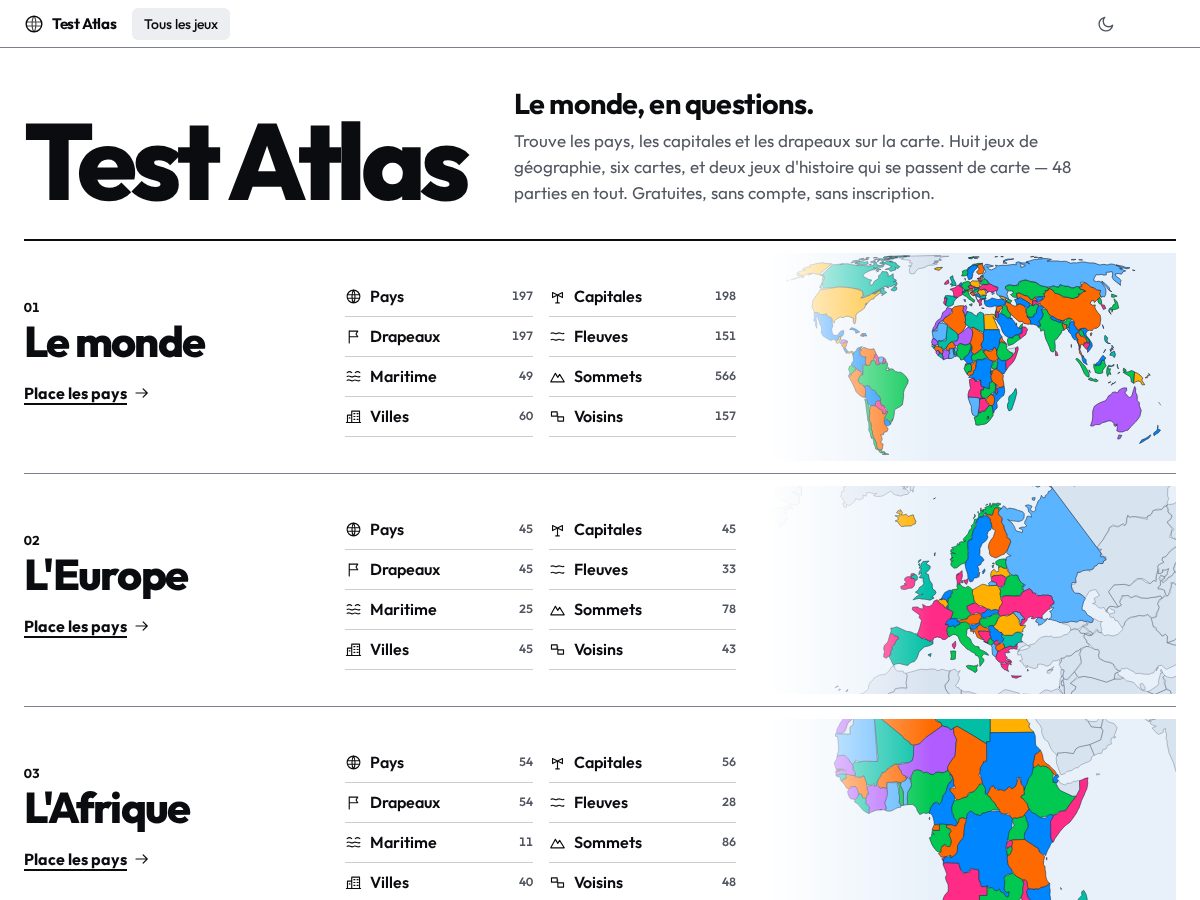 Landing-page snapshot of test-atlas.com