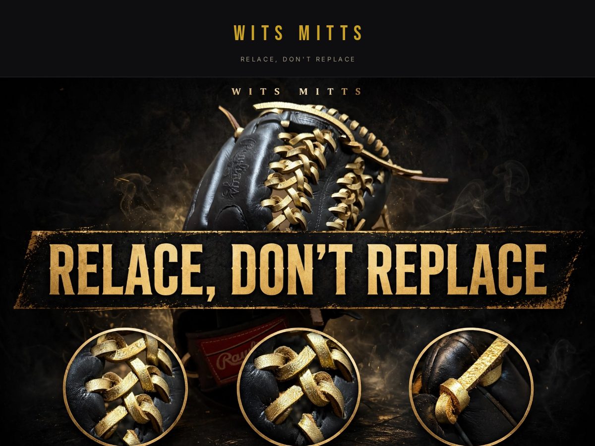 Landing-page snapshot of witsmitts.com