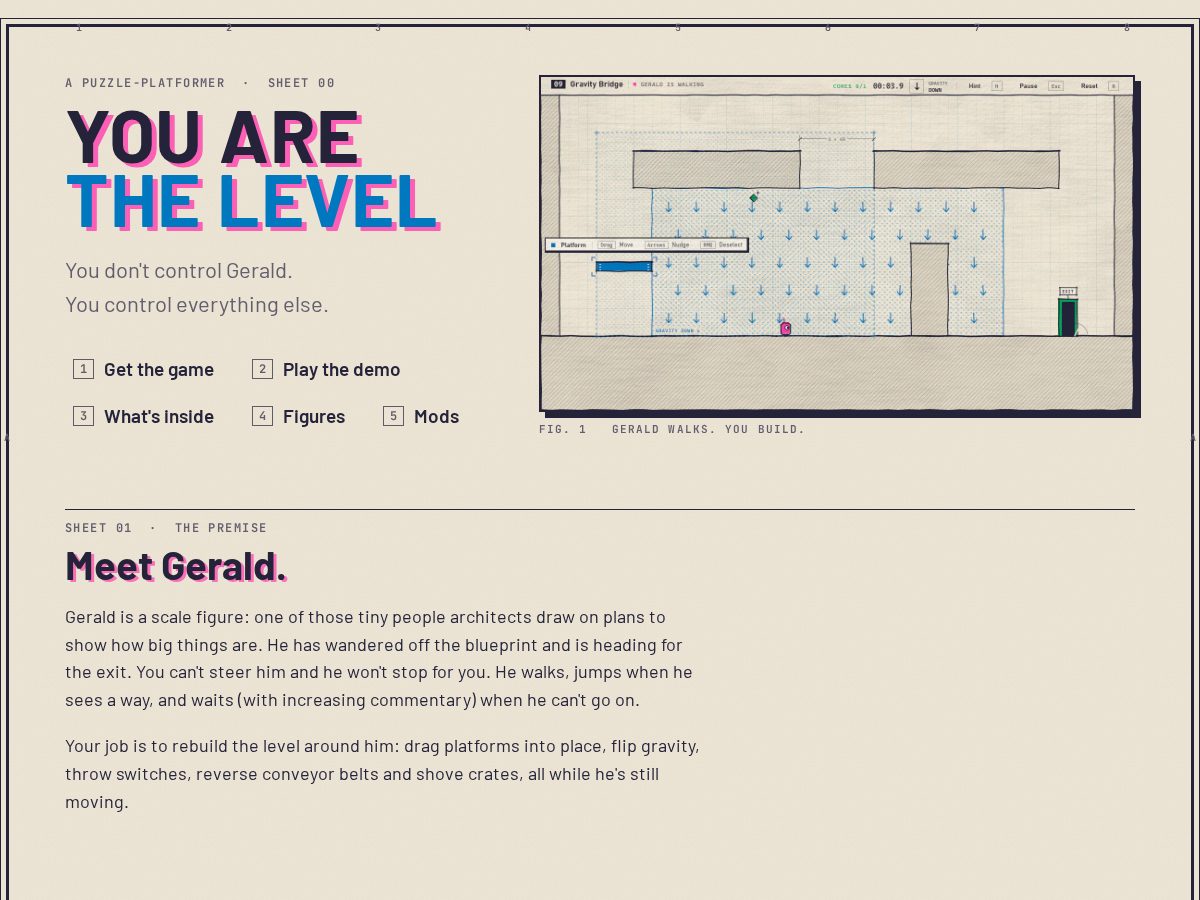 Landing-page snapshot of youarethelevel.download