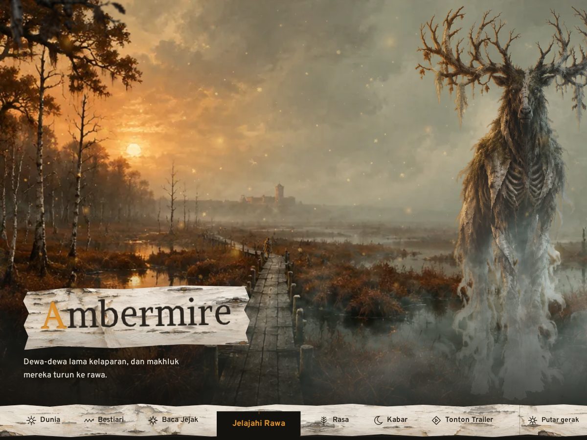 Landing-page snapshot of ambermire.com