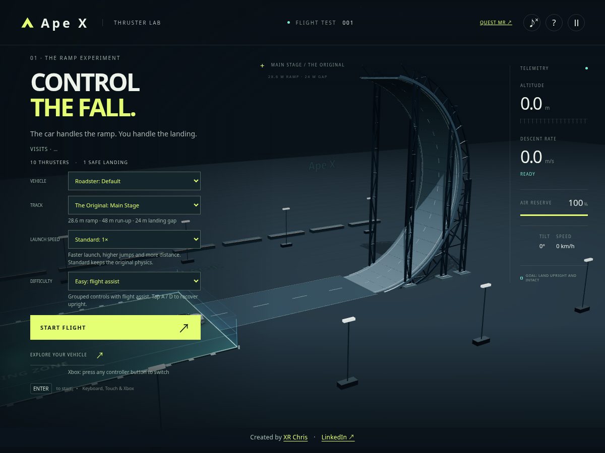 Landing-page snapshot of controlthefall.com