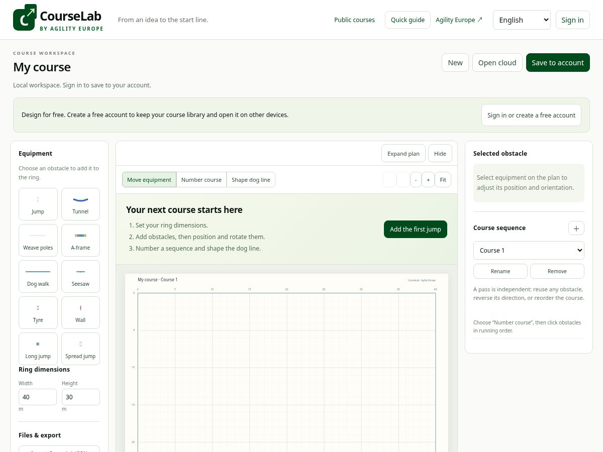 Landing-page snapshot of course-lab.org