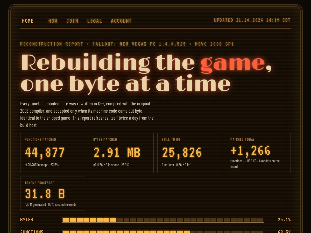 Landing-page snapshot of fnvdecomp.com