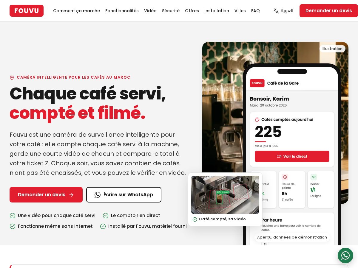 Landing-page snapshot of fouvu.com