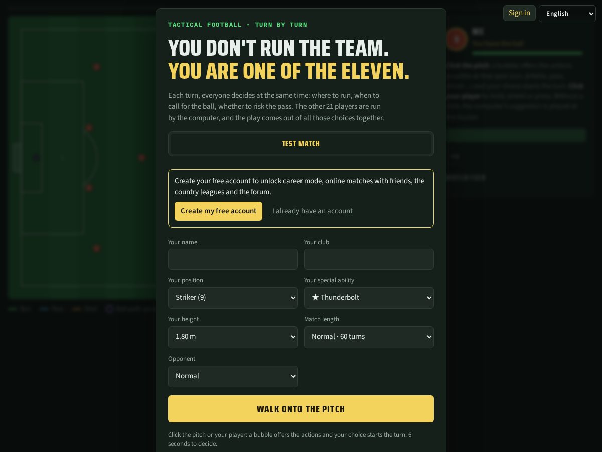 Landing-page snapshot of kickoffturn.com