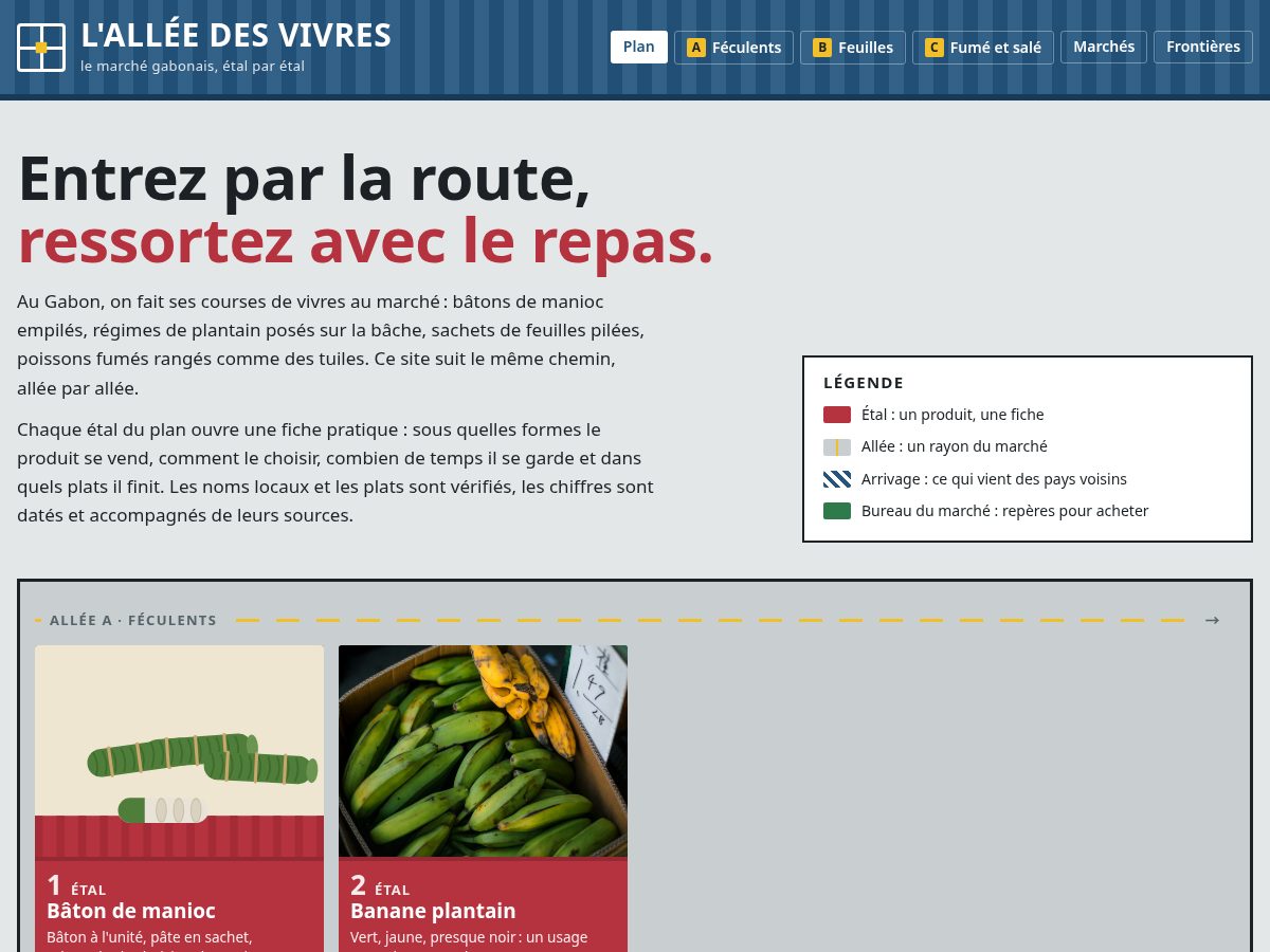 Landing-page snapshot of onmangelocal-gabon.org