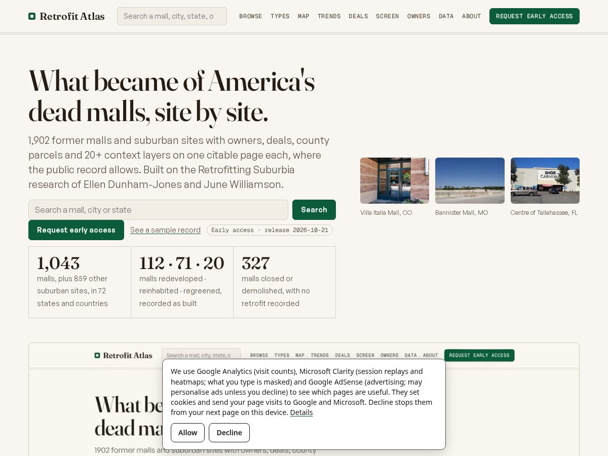 Landing-page snapshot of retrofitatlas.org