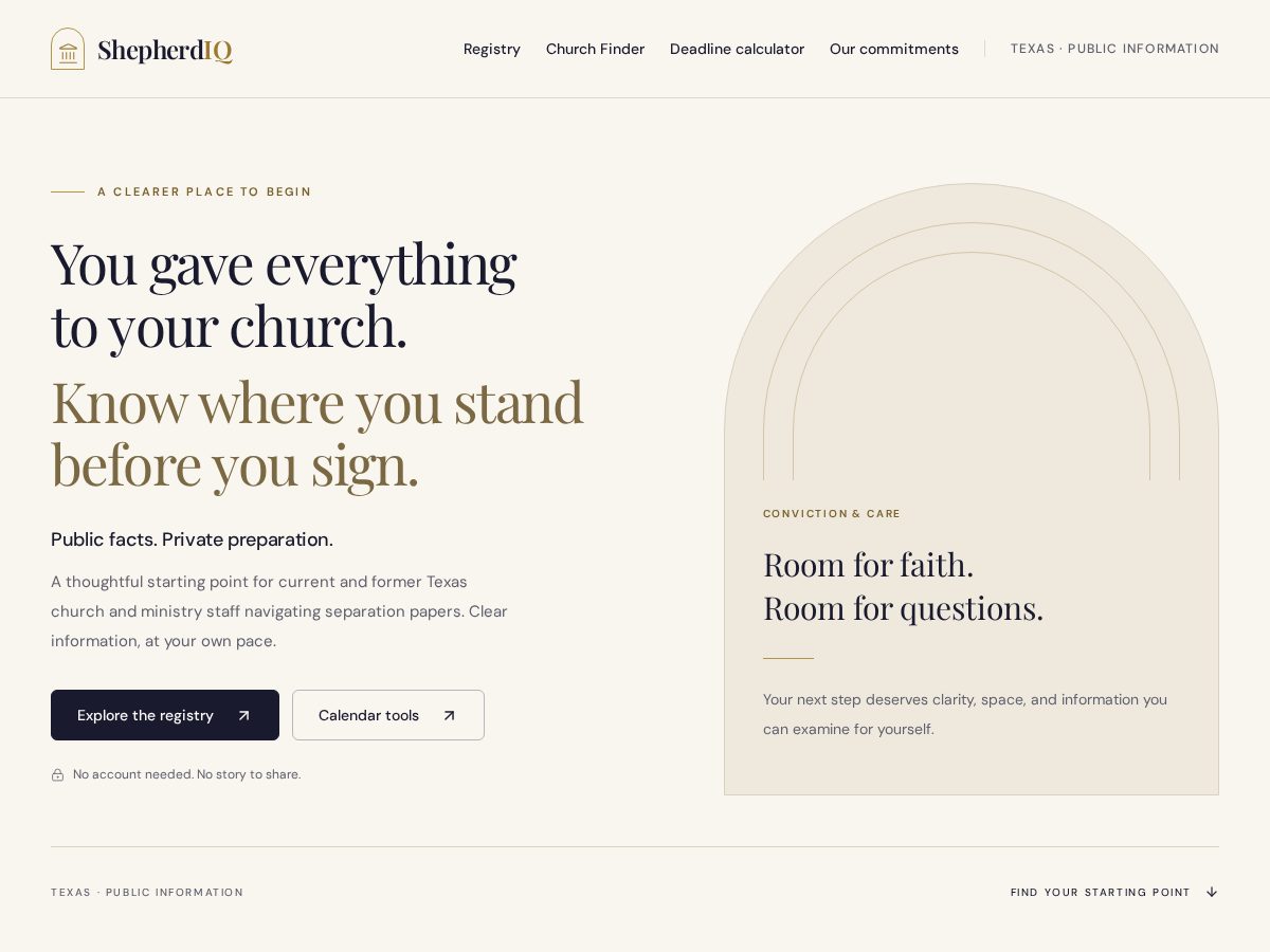 Landing-page snapshot of shepherdiq.online