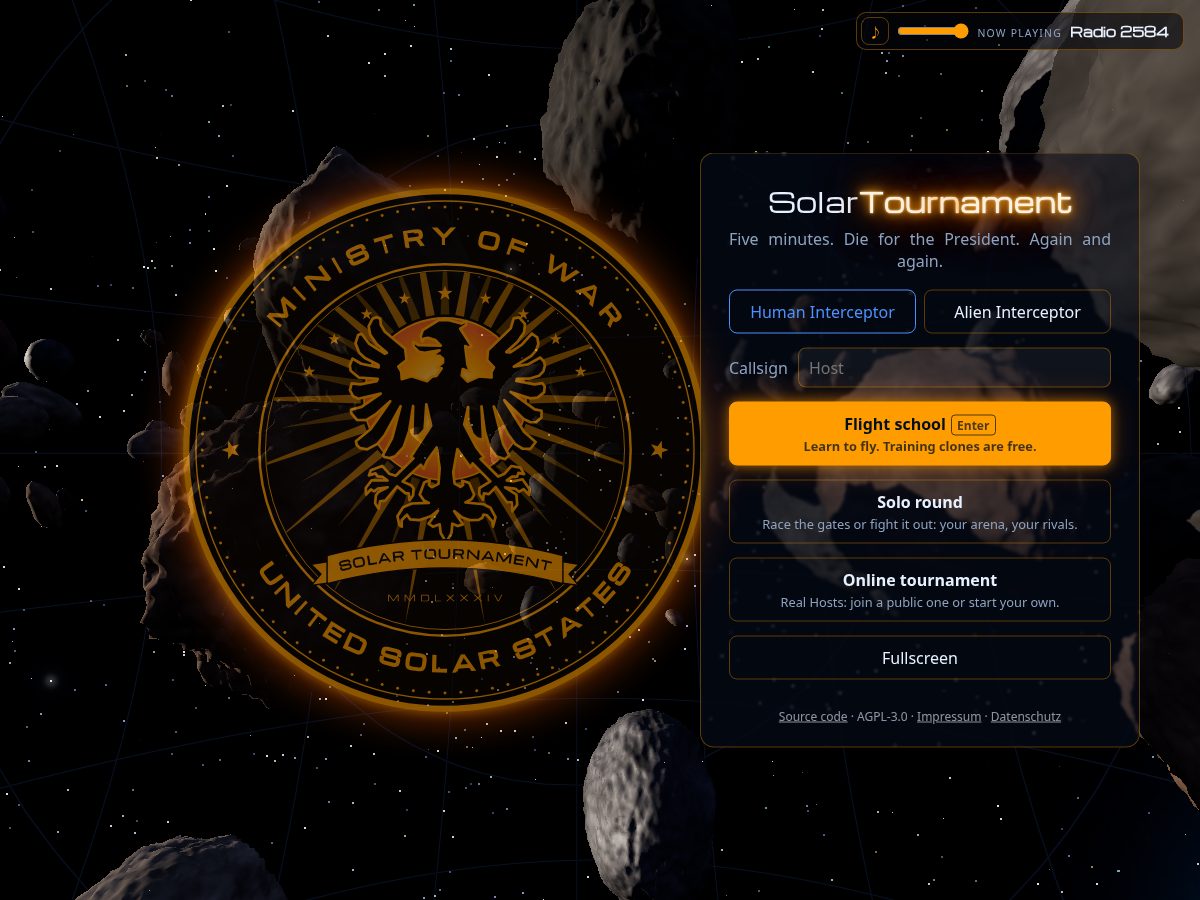 Landing-page snapshot of solar-tournament.games