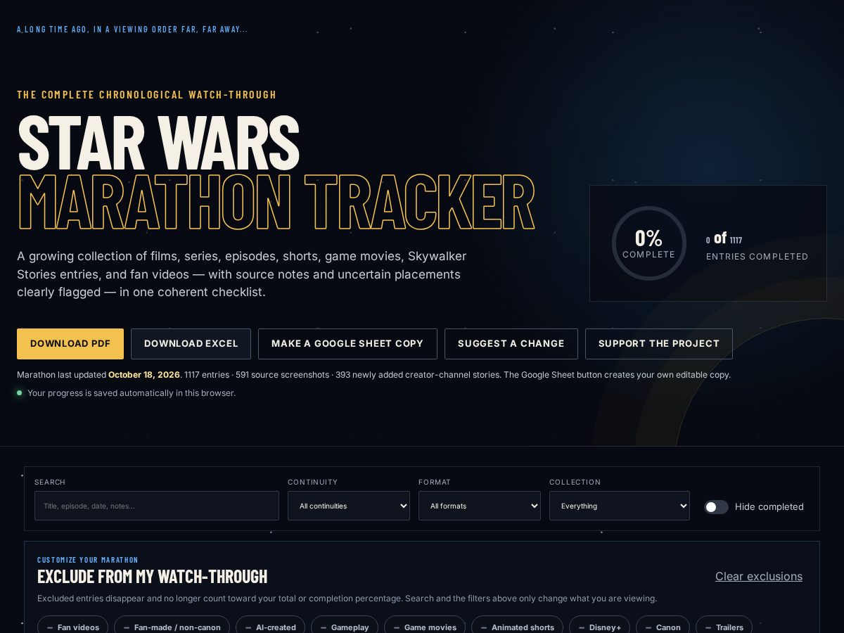 Landing-page snapshot of starwars.network