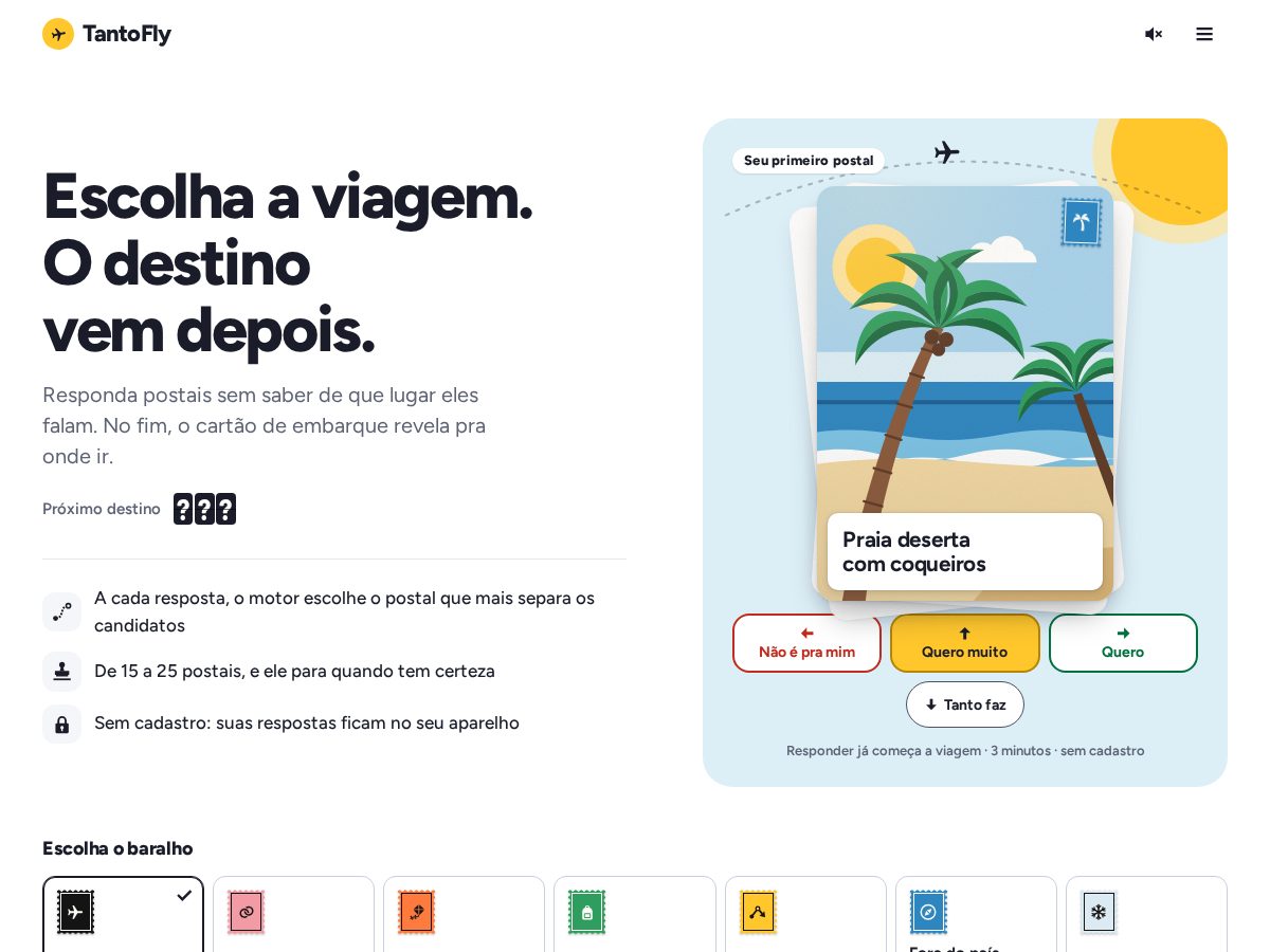 Landing-page snapshot of tantofly.com