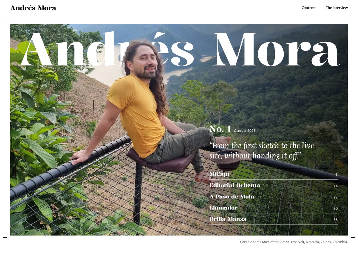 Landing-page snapshot of andresmora.space