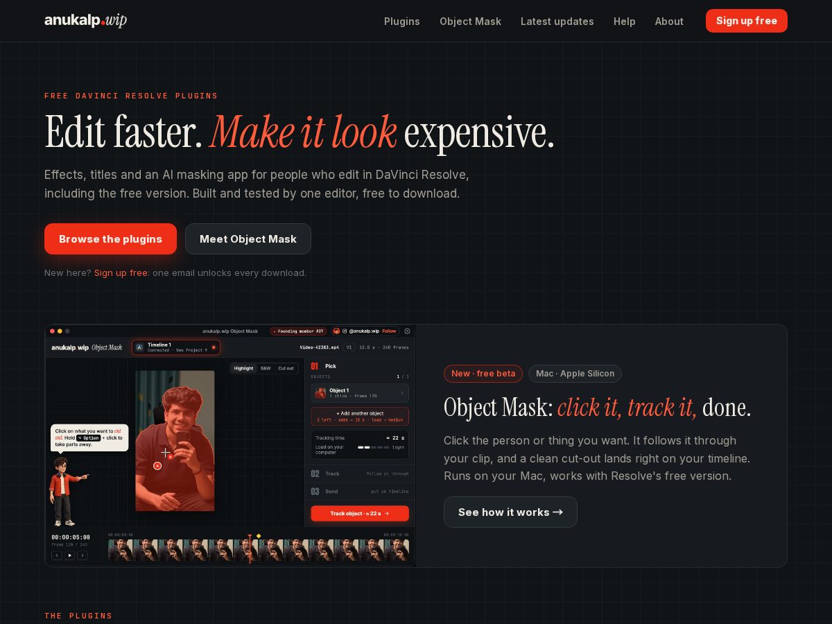 Landing-page snapshot of anukalpwip.com