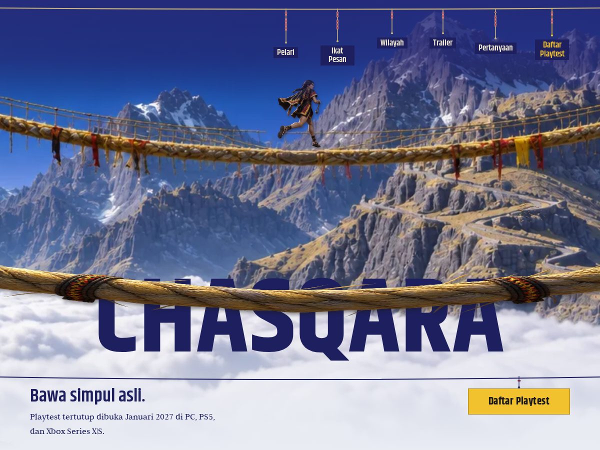 Landing-page snapshot of chasqara.com