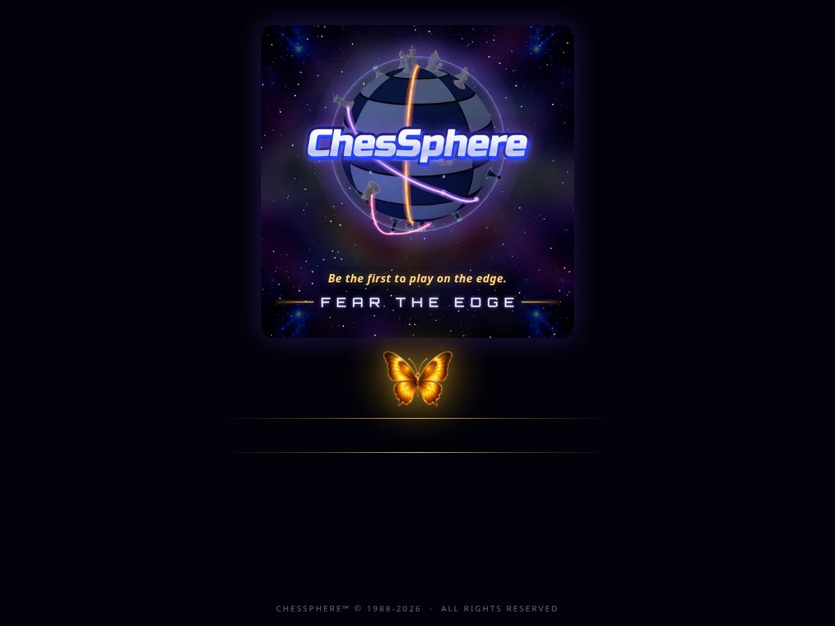 Landing-page snapshot of chessphere.com