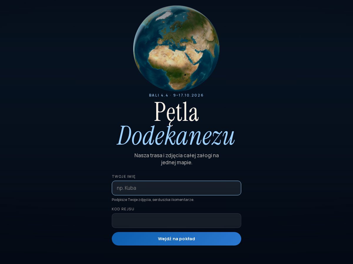 Landing-page snapshot of dodekanez26.app