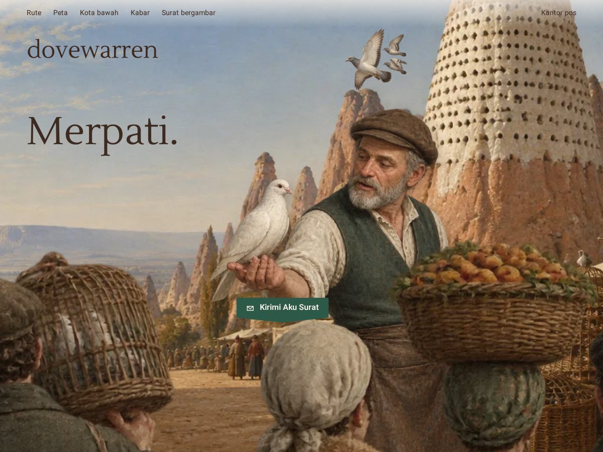 Landing-page snapshot of dovewarren.com