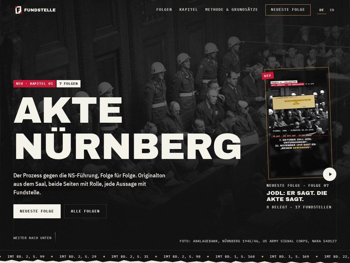Landing-page snapshot of fundstelle.online