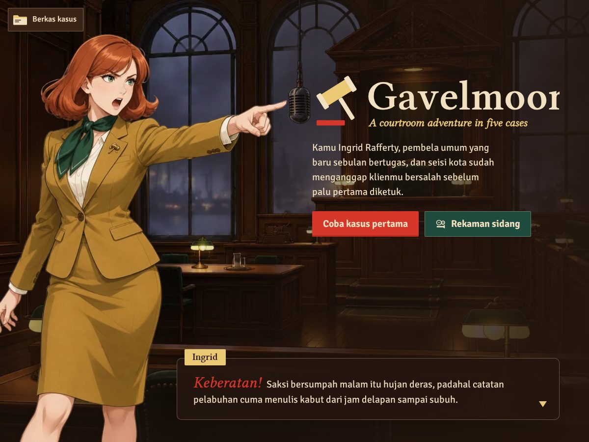 Landing-page snapshot of gavelmoor.online
