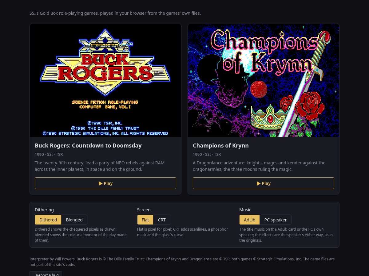 Landing-page snapshot of goldboxhero.com