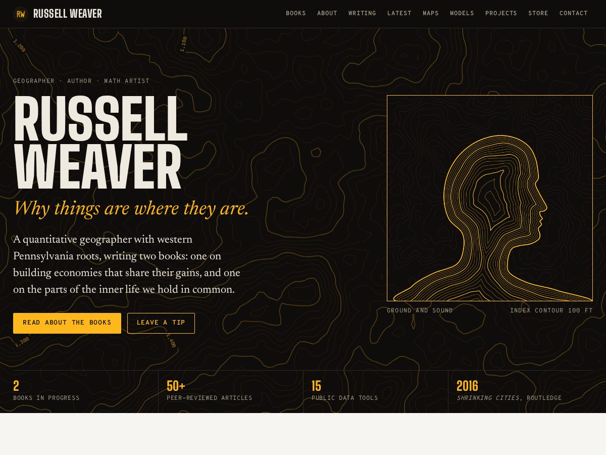 Landing-page snapshot of groundandsound.com