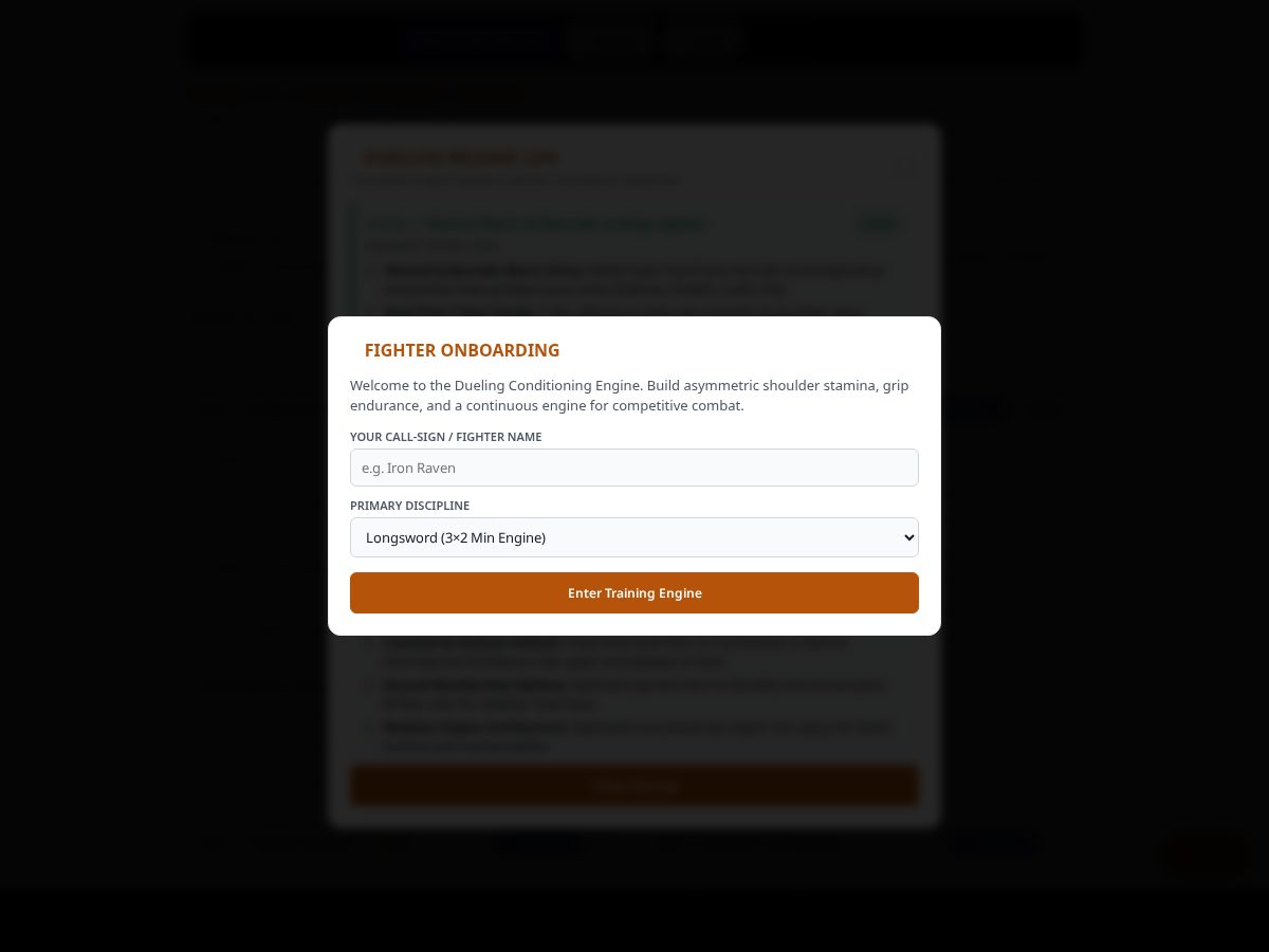 Landing-page snapshot of ironlyst.fit