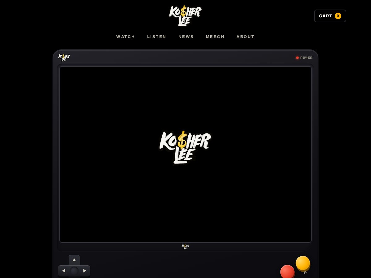 Landing-page snapshot of kosherlee313.com