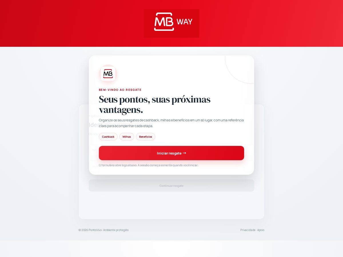 Landing-page snapshot of mbway.shop