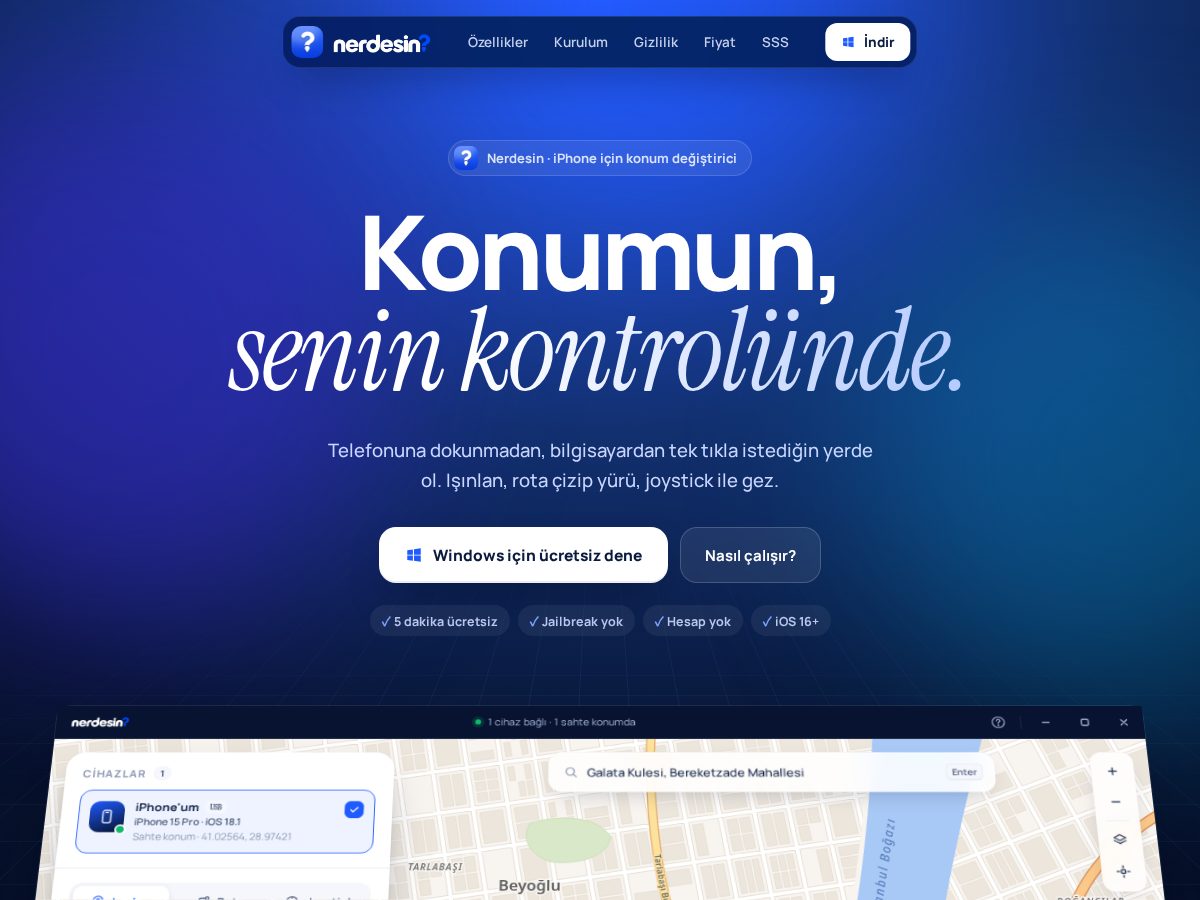 Landing-page snapshot of nerdesin.app