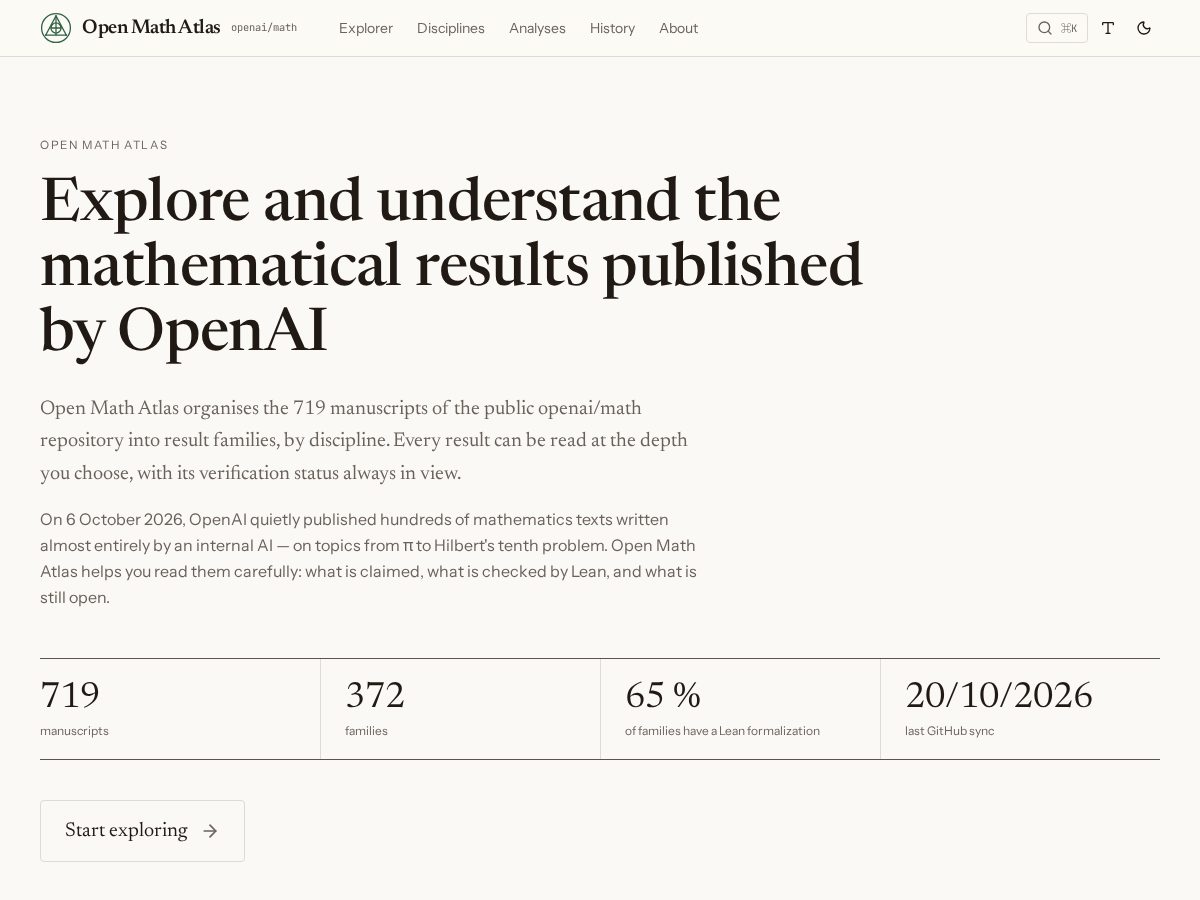 Landing-page snapshot of open-math-atlas.com