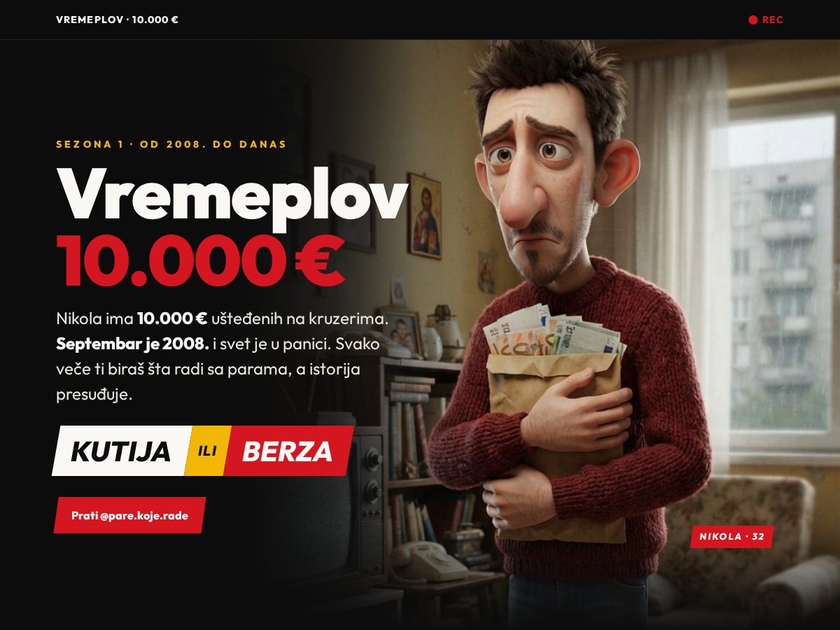Landing-page snapshot of parekojerade.com