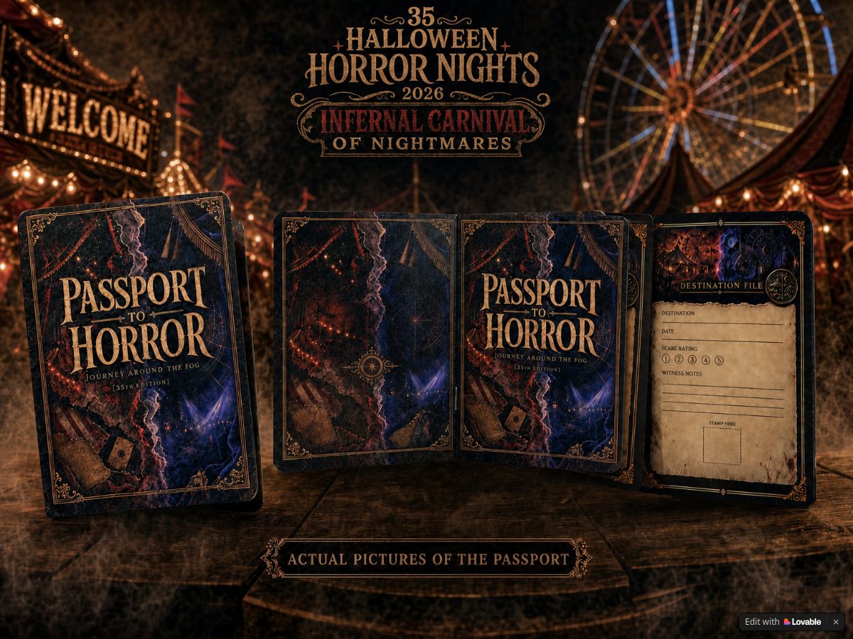 Landing-page snapshot of passporttohorror.com
