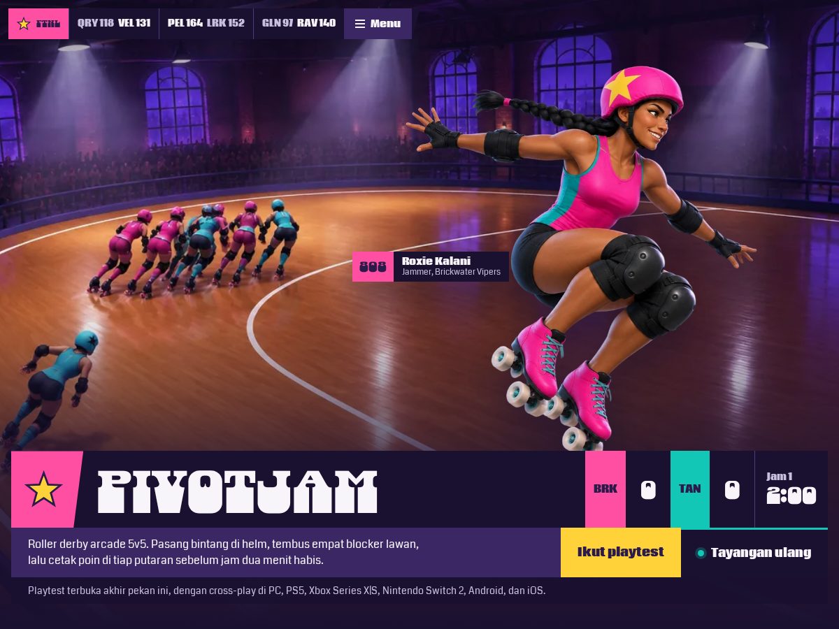 Landing-page snapshot of pivotjam.online