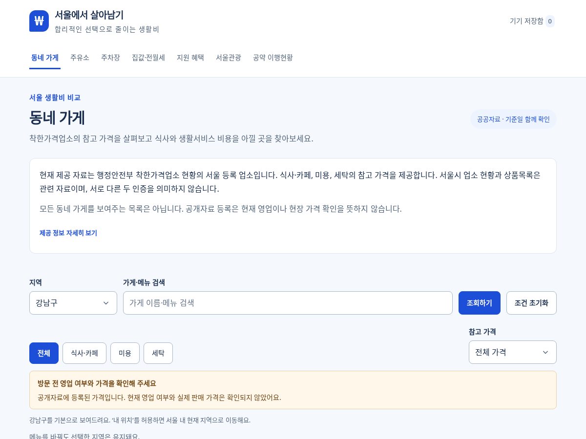 Landing-page snapshot of seoulsave.com