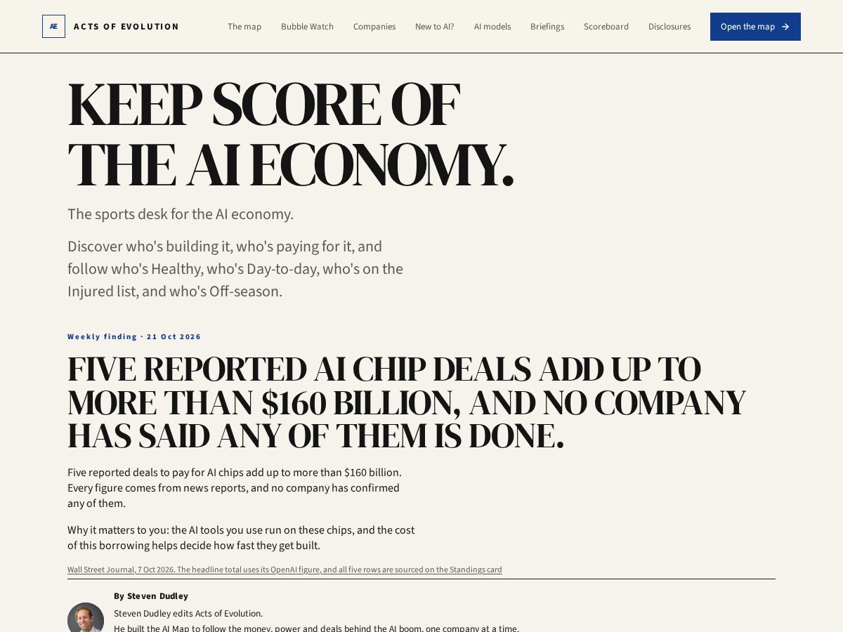 Landing-page snapshot of siliconsideline.com