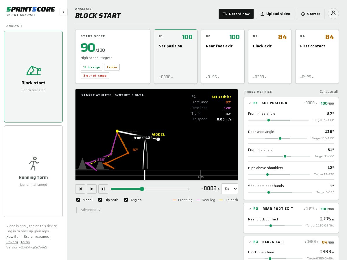 Landing-page snapshot of sprintscore.app