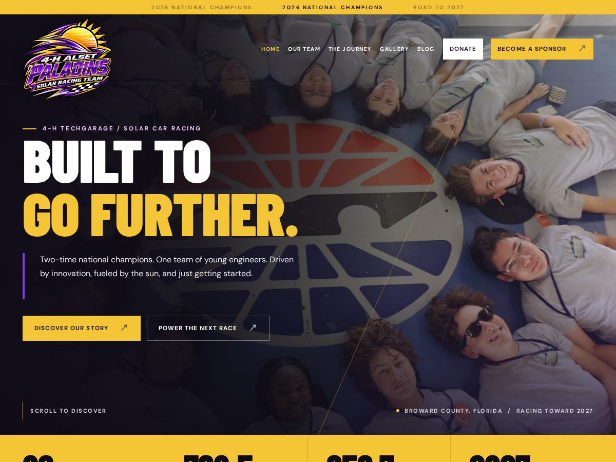 Landing-page snapshot of alsetpaladins.com