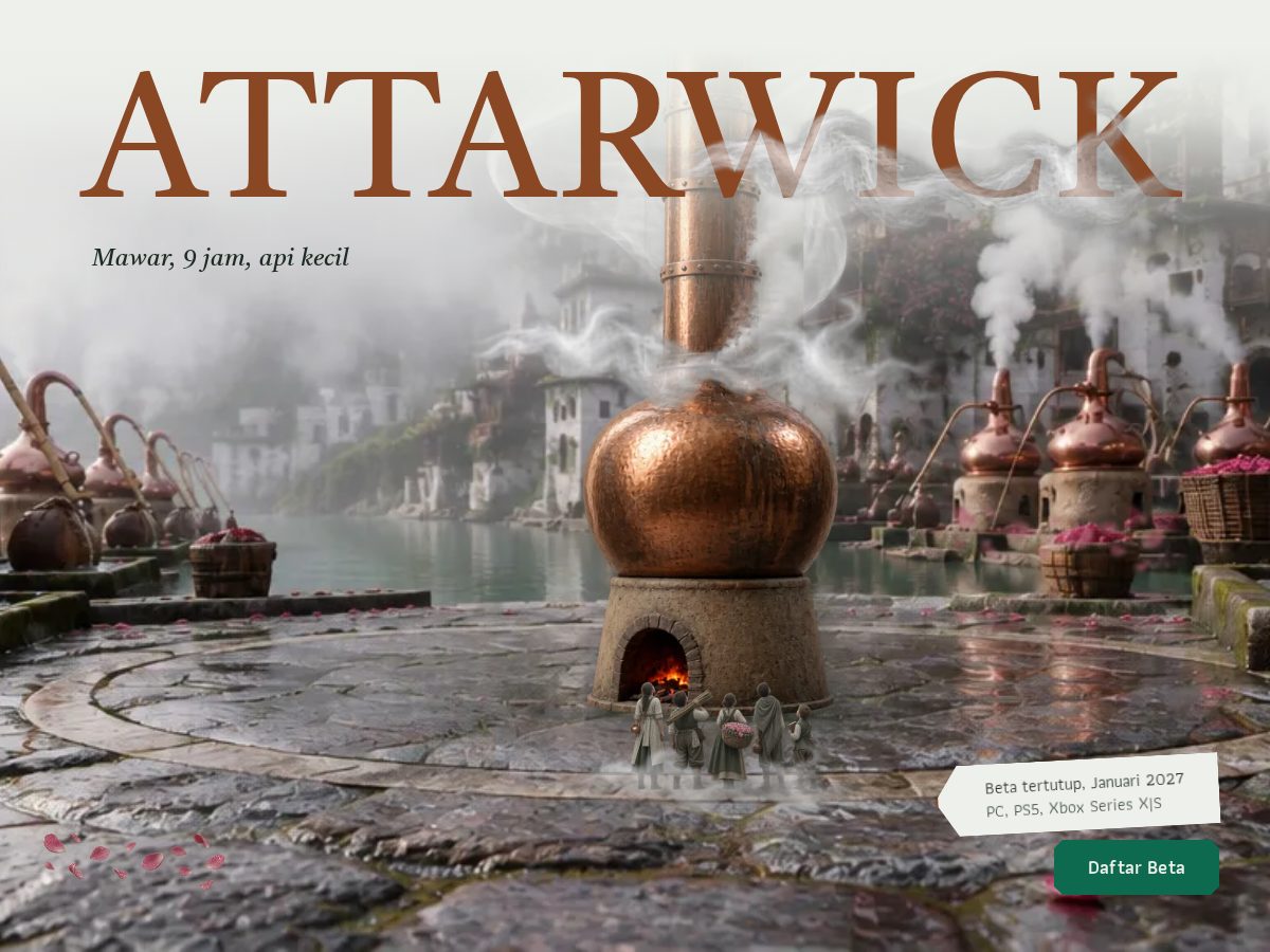 Landing-page snapshot of attarwick.com