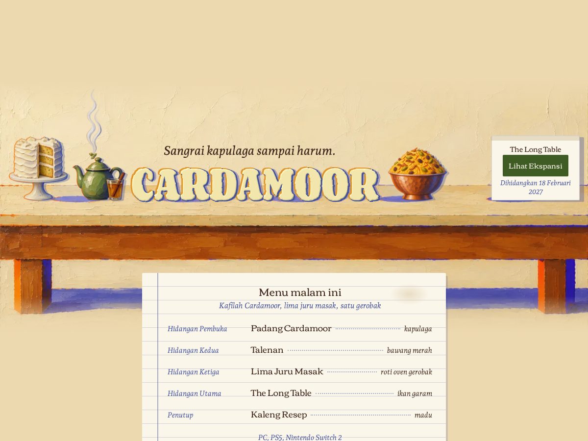 Landing-page snapshot of cardamoor.com