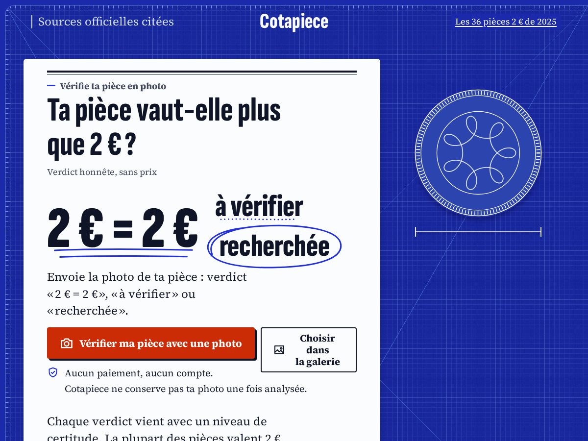 Landing-page snapshot of cotapiece.com