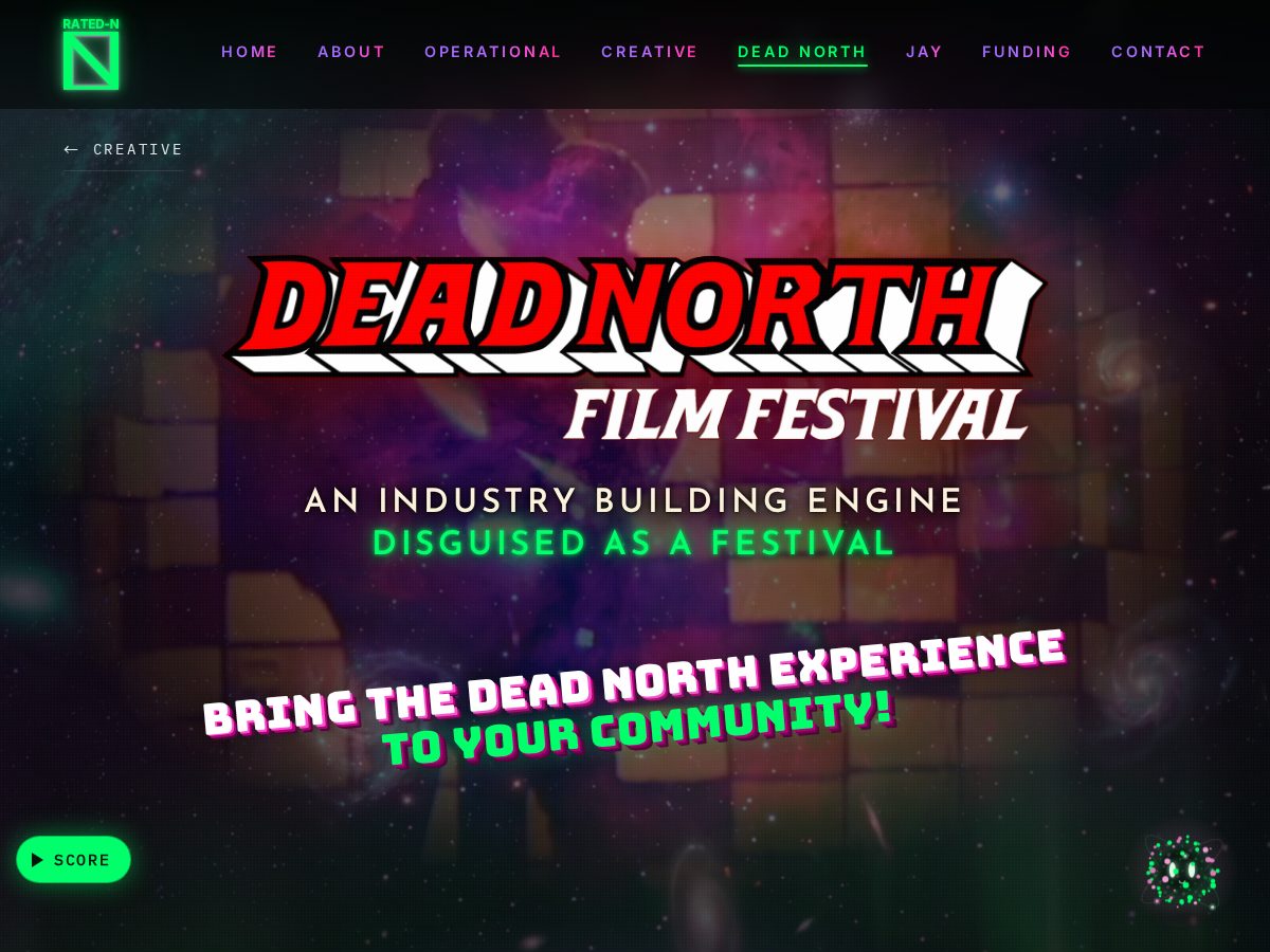 Landing-page snapshot of dead-north.com