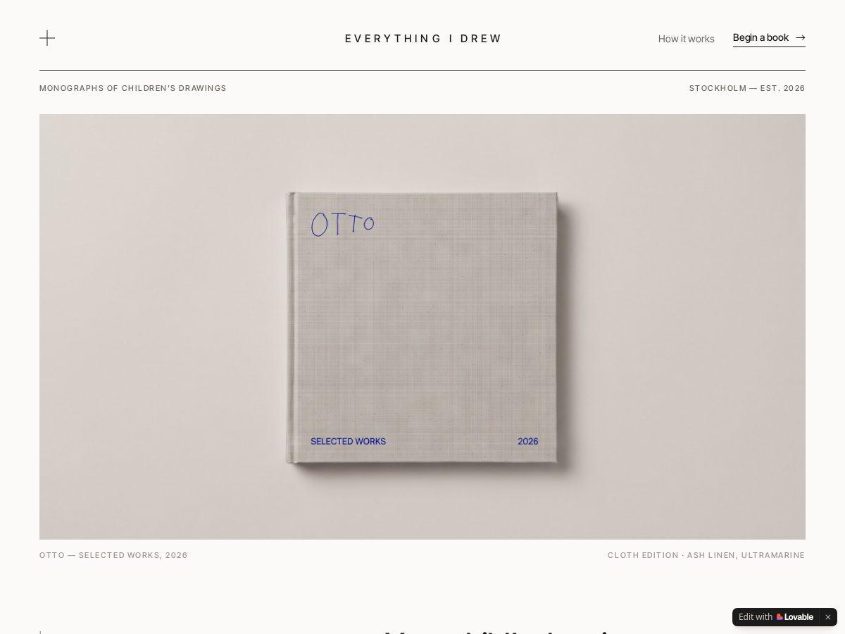 Landing-page snapshot of everythingidrew.app