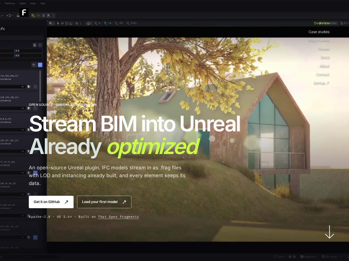 Landing-page snapshot of fragmentsunreal.com