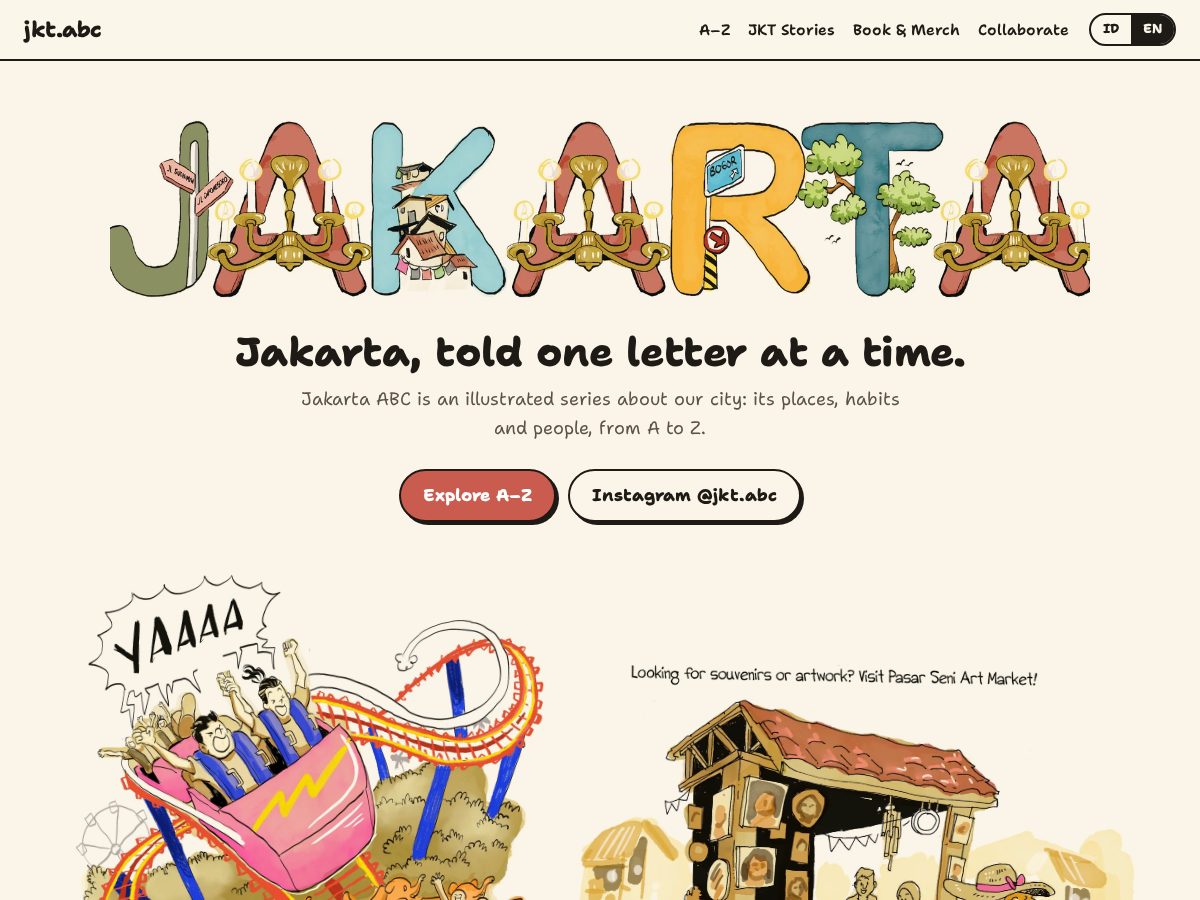 Landing-page snapshot of jktabc.com