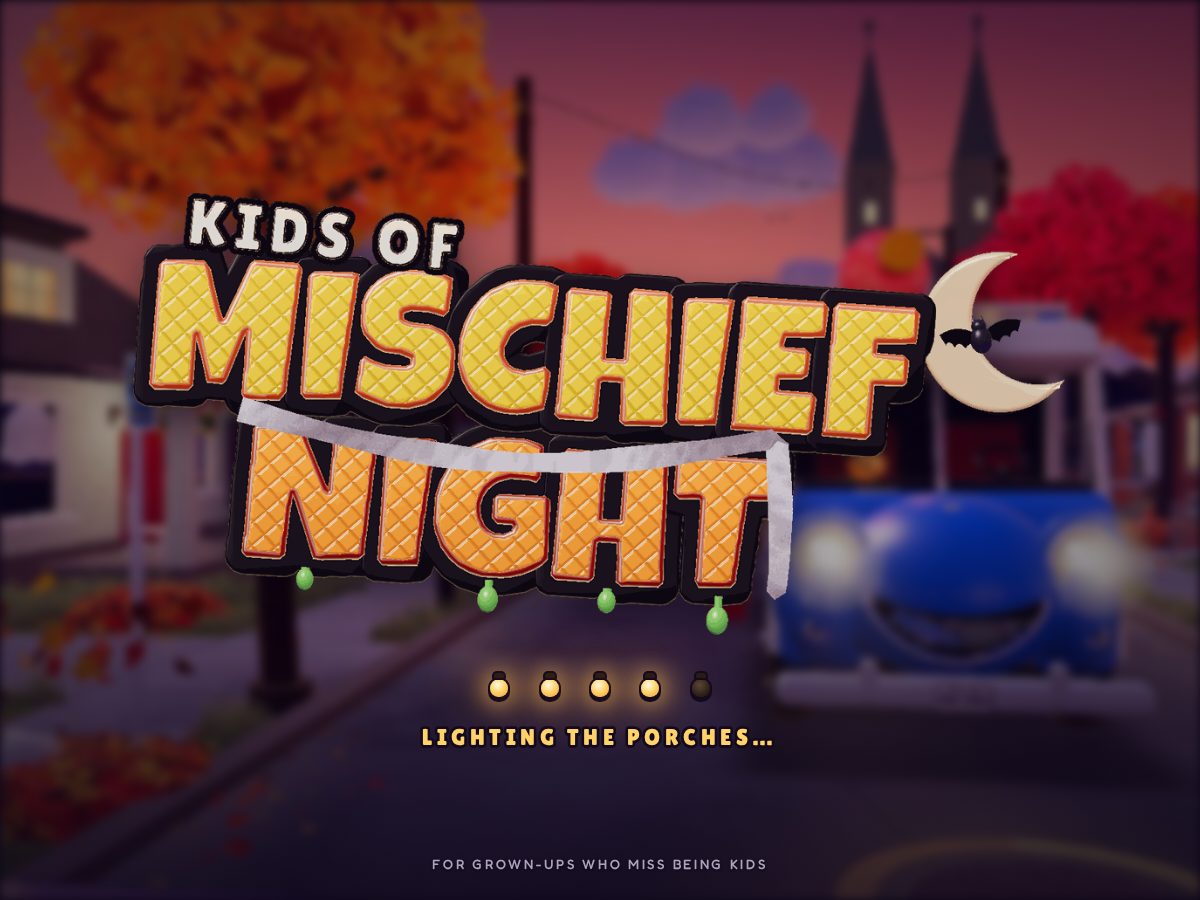 Landing-page snapshot of kidsofmischiefnight.com