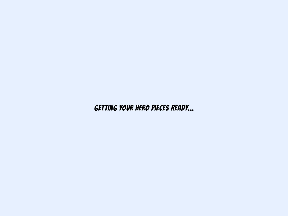 Landing-page snapshot of makemeahero.app