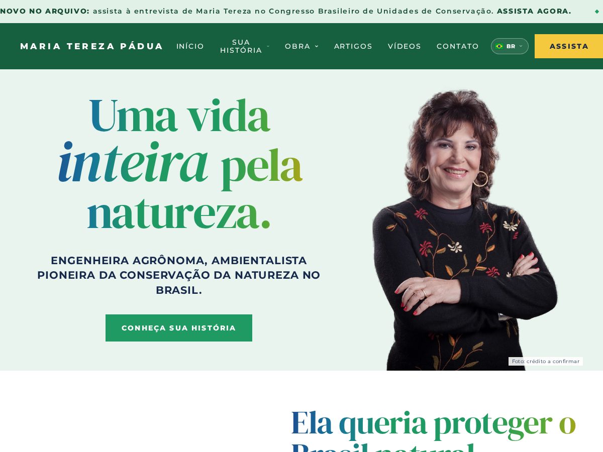 Landing-page snapshot of mariaterezajp.com