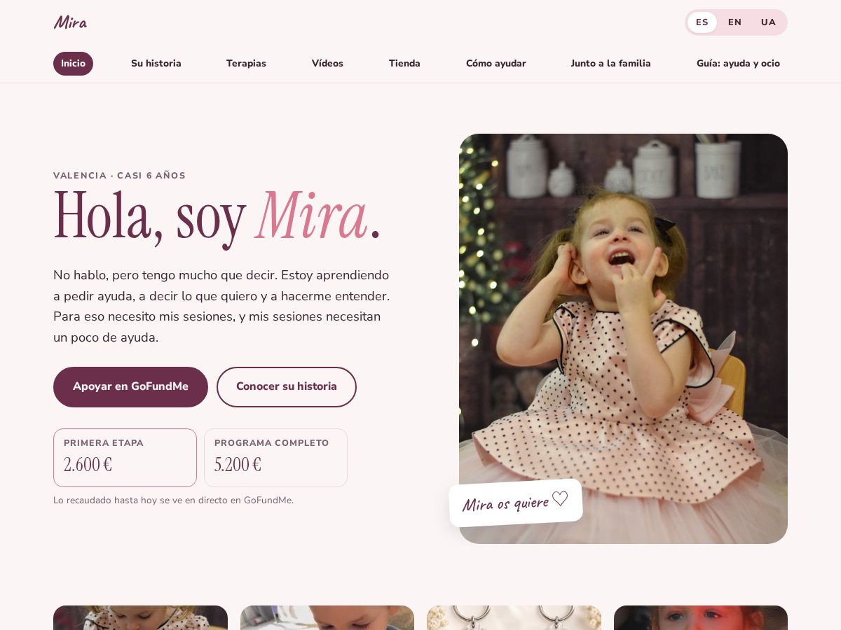 Landing-page snapshot of miraosquiere.com