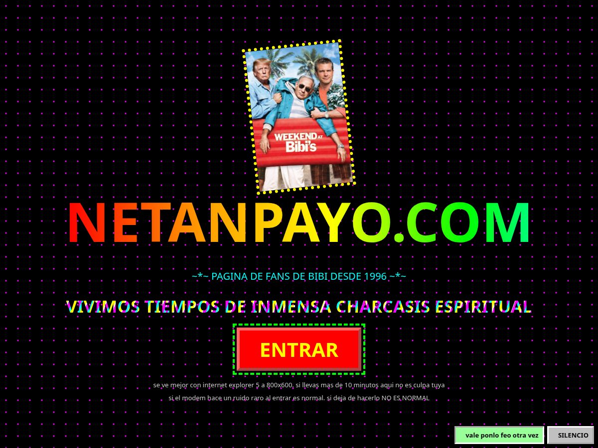 Landing-page snapshot of netanpayo.com